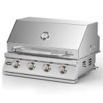 32-Inch Stainless Steel Built-In 4-Burner Grill