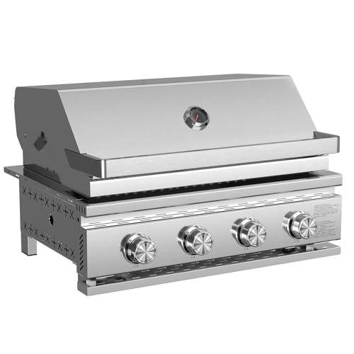 COWSAR 28-Inch 4-Burner Propane Gas Grill
