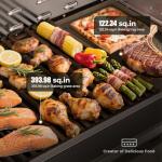 4 Burner Propane Gas Grill with Stainless Steel Design