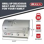 Bull Outlaw 30-Inch Propane Built-In Grill