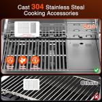 COWSAR 28-Inch 4-Burner Propane Gas Grill