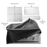 4 Burner Propane Gas Grill with Stainless Steel Design