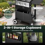 Green Party 2-Burner Propane Gas Griddle Grill