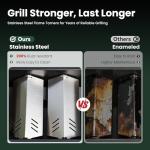 Green Party 2-Burner Propane Gas Griddle Grill