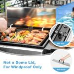 Green Party 2-Burner Propane Gas Griddle Grill