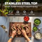 Outdoor Grill Cart with Storage and Workspace