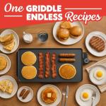 Gourmia 22 Inch XL Nonstick Electric Griddle