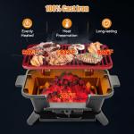 Giantex Portable Double-Sided Cast Iron Hibachi Grill