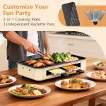 1500W Smokeless Electric Indoor Grill with Griddle