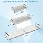 Adjustable Stainless Steel Warming Rack for Griddles