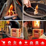 DIMTORI 70 pcs Natural Fire Starters for Grilling