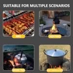 FANEAMADE 10lb Bamboo Charcoal for BBQ Grilling