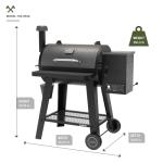 Oakford 715 Wood Pellet Grill with Bluetooth