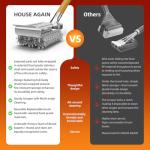 Bristle-Free Stainless Steel BBQ Grill Brush