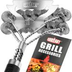 GRILLART Bristle-Free Grill Brush for BBQ Cleaning