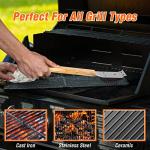 SIMPLETASTE BBQ Grill Brush with Replaceable Stainless Steel Head