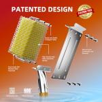 Bristle-Free Grill Brush with Scraper for Barbecue