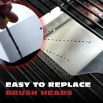 BBQ-AID Bristle-Free Grill Brush with Scraper