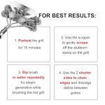GRILLART Bristle-Free Grill Brush for BBQ Cleaning