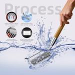 Bristle-Free Stainless Steel BBQ Grill Brush
