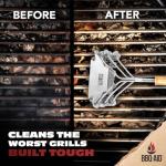 Bristle-Free BBQ Grill Cleaning Brush - 18