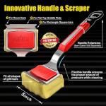 Bristle-Free Grill Brush with Replaceable Head