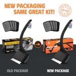 MEKER Bristle-Free Grill Brush with 5 Replacements