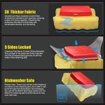 Bristle-Free Grill Brush with Replaceable Head