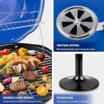 Portable 1600W Electric Grill for Indoor/Outdoor Use