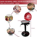 Techwood 1600W Electric Grill with Adjustable Heat