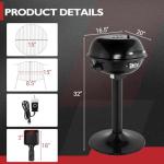 Outvita 1600W Portable Electric Grill for BBQ