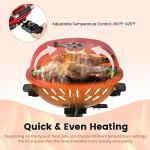 HAPPYGRILL Portable 1600W Electric Outdoor BBQ Grill