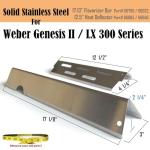 Weber Genesis II Flavorizer Bars Heat Deflector