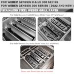 Weber Genesis II Flavorizer Bars & Heat Deflector