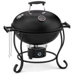 17-Inch Portable Charcoal Grill with Built-In Thermometer