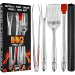Durable 4-Piece BBQ Grilling Tools Set