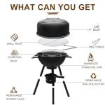 Joyagrill 17 Inch Portable Charcoal BBQ Kettle