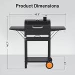 KEYO 20-Inch Heavy Duty Charcoal BBQ Grill