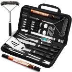 31-Piece Stainless Steel BBQ Accessory Set