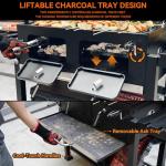 ONLYFIRE Extra Large BBQ Charcoal Grill with Cover