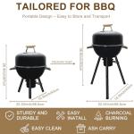 Joyagrill 17 Inch Portable Charcoal BBQ Kettle