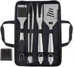 8-Piece BBQ Tool Set with Carrying Case