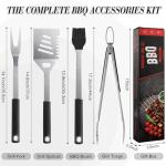 5-Piece Heavy Duty BBQ Grill Tool Set