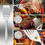 9-Piece Heavy Duty BBQ Grill Tools Set