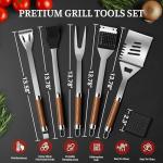 KOBENDA 7-Piece BBQ Grill Tool Set