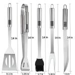 Stainless Steel 6pc BBQ Grill Tools Set