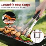 Stainless Steel BBQ Tool Set with Portable Bag