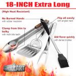 Grill Tools Set with Tongs for Barbecue