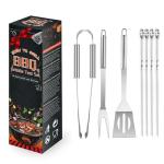 7-Piece Stainless Steel BBQ Utensils Set