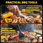 Yekale BBQ Grill Tools Set for Outdoor Cooking